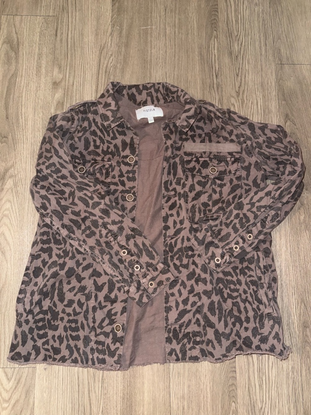 Pistola Cheetah / Leopard Button Up Shacket